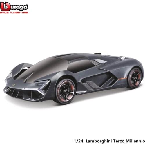Bburago 1:24 Lamborghini Terzo Millennio met Hray Alloy Luxury Vehicle Diecast Cars Model Toy Collection Gift