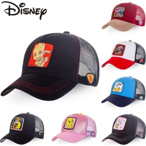 New Brand 62 Styles Disney Minnie Mickey Snapback Cotton Baseball Cap Men Women Hip Hop Dad Mesh Hat Trucker Hat Dropshipping
