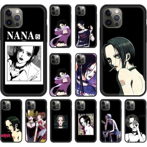 NaNa osaki Anime Case for iPhone 11 12 Pro Max Phone Cover for iPhone 7 8 Plus SE2020 X XR XS Max Luxury Back Shell