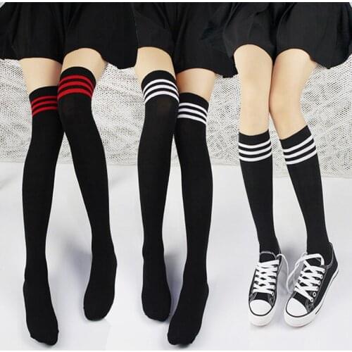 Sexy Stockings Female Thigh High Over The Knee Socks 2020 New Fashion Womens Long Cotton Stockings For Girls Ladies Women