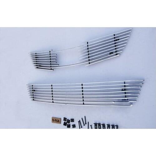 For 2009-2012 KIA Cerato / Forte High quality stainless steel Front grille Around trim Racing Grills Trim
