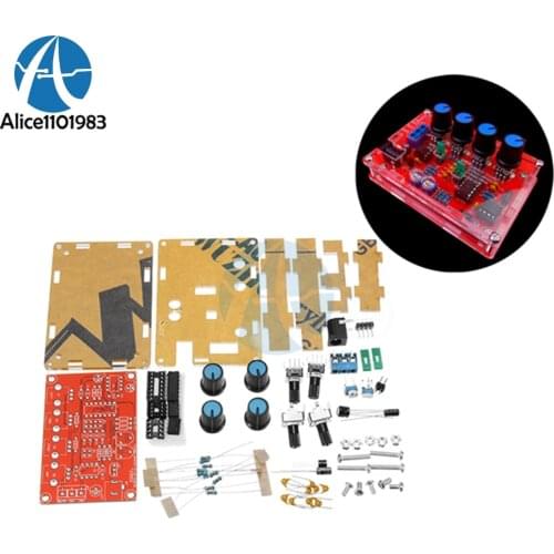 DC 12V ICL8038 5HZ~400KHZ Adjustable Function Signal Generator Sine Triangle Sawtooth DIY Kit
