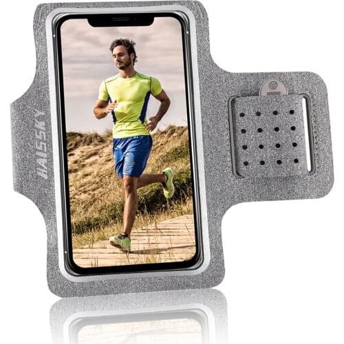 HAISSKY-brazalete deportivo para correr, para iPhone 13, 12 Pro, Max, 11, 10, X, XR, XS, cinturón para brazo de mano, bolsa para