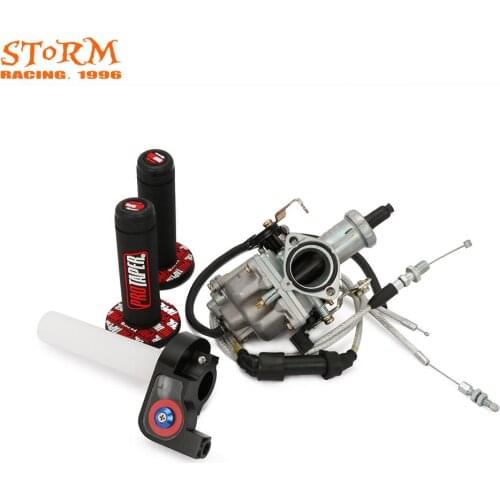 PZ30 30mm Carburetor Accelerating Pump Racing 200cc 250cc For Keihin CB CG ABM IRBIS TTR 250 Dual Throttle Cable Length 131cm