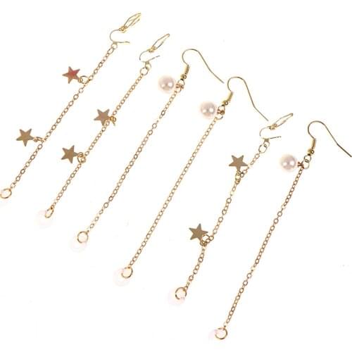 1 Pair Fashion Design Bluetooth Earphone Holders Accessories Fashion Anti-Lost Ear Clip Unisex earrings for Airpods