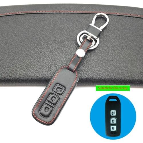 Motorcycle Cover Leather Keyboard Case for Honda N Nbox Plust Box Personalized NO Wagon N 3 Buttons Smart Key Case