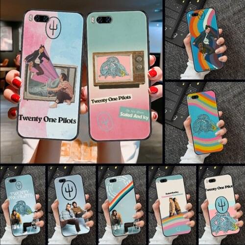SCALED AND ICY Twenty One Pilots Phone case For Xiaomi Mi Max Note 3 A2 A3 8 9 9T 10 Lite Pro Ultra black painting coque soft