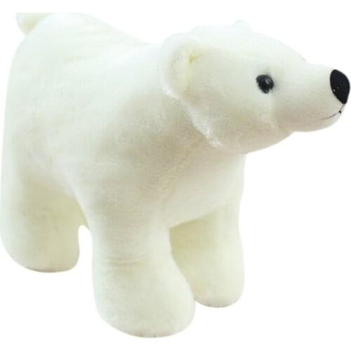 Kawaii Polar Bear Plush Toy Soft White Bear Animals Stuffed Doll Toy For Kids & Girls Kawaii Bear Pillow Birthday Christmas Gift