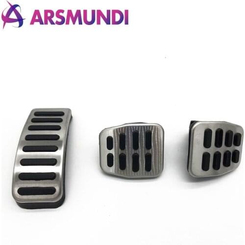MT Stainless Steel Gas Brake Pedal Pedal cover For Volkswagen Polo 9N 6R Bora Golf MK4