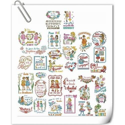 22/25ct lovers Cross Stitch Kit Package Greeting Needlework Counted Cross-Stitching Kits New Style Counted Cross stich Painting