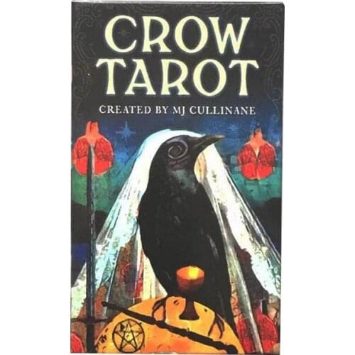 New Tarot Crow tarot Cards Deck Version Oracle Divination Fate Game Deck Table Board Games Playing Card With PDF Guidebook