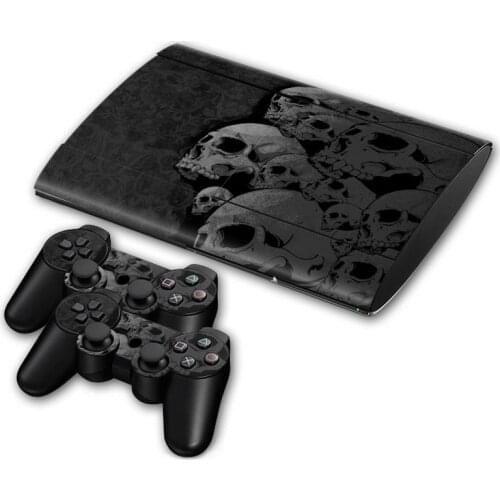 New design for Ps3 super slim 4000 Console and Controllers stickers for ps3 slim 4000 vinyl sticker