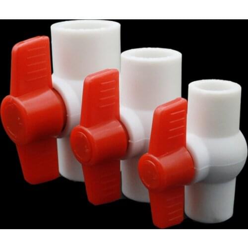 PPR ball valve 20mm 25mm 32mm water pipe switch plastic valve hot melt socket ball valve