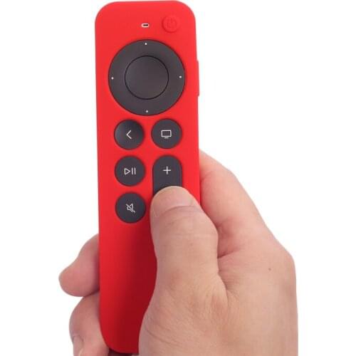 Silicone Protective Case Cover for -Apple TV -4th Generation 4K Siri Remote Control Shockproof Luminous Shell Skin Sleeve