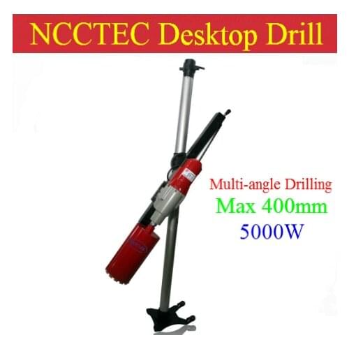 16'' 400 mm Multi-angle degree Diamond Core Drill | Reinforced Concrete wall floor wet drill | 5000w 220v 50hz or 110v 60hz