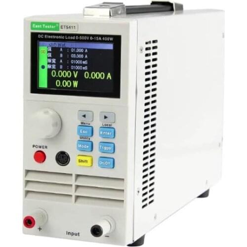 ET5411 500V/15A 400W High Precision Programmable Professional Battery Tester DC Electronic Load Battery Capacity Tester