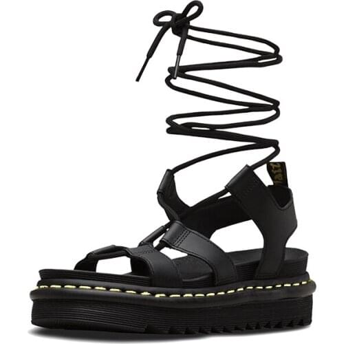 2021 Summer British Shoes Woman Flats Platform Sandals Women Soft Leather Casual Open Toe Thick Bottom Wedges Women Shoes