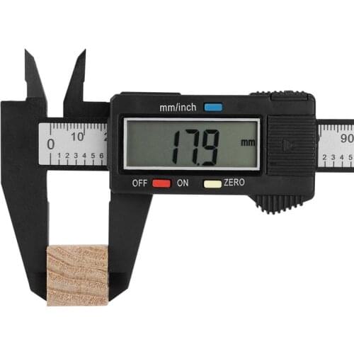 0-150mm LCD Digital Electronic Carbon Fiber Vernier Caliper 6 inch Gauge Micrometer Ruler Calipers Measuring Tool