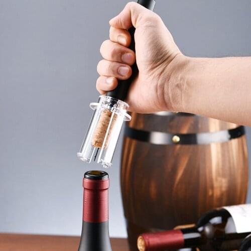 1 Pcs Air Pump Wine Bottle Opener Stainless Steel Pin Type Bottle Pumps abridor de vinho Kitchen Opening Tools Bar Accessories