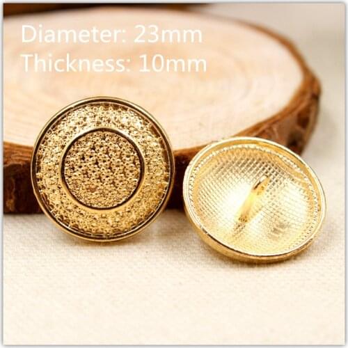 15051637,10 pcs,Gold color metal buttons,Hollow classic fashion buttons clothes clothes-diy handmade materials