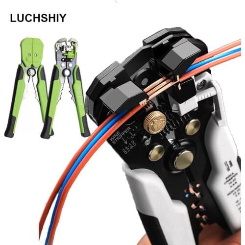 0.2-6.0mm2 Pliers Automatic Wire Stripper Multifunctional Cable Cutter Stripping Plier Tool Cutting Wire Crimp Hand Repair Tools