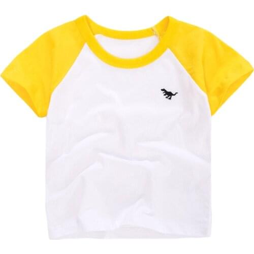 Bambino New Year 2021Tshirt for Boys Polo Summer Children Tops 2-7Years Little Kids Clothing Baby Costume Pure Cotton Shirt