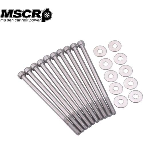 LS1 Intake Manifold Bolts Stainless Steel Kit For Chevy V8 Engines For GEN III LSX LS2 LS3 LS6 Tight Places more durable 8X