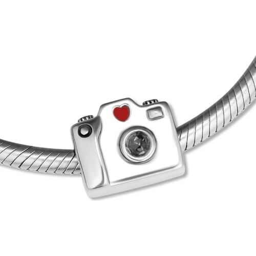 Fits for Pandora Charms Bracelets Sentimental Snapshots Beads 100% 925 Sterling Silver Jewelry Free Shipping