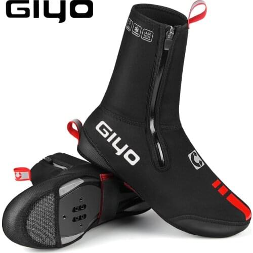 GIYO Cycling Boot Covers MTB Shoe Covers Winter Warm Thermal Neoprene Overshoes Waterproof Toe Shoe Covers Booties For Bike