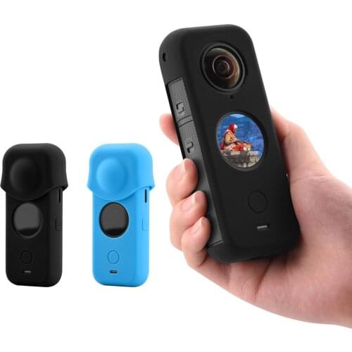 For Insta360 One X2 Lens Screen Protector Silicone Shockproof Anti-scratch Protective Cover Case Camera Protection Accessories