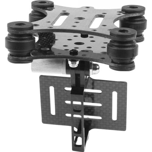 F10043 Carbon Fiber Camera Gimbal Mount FPV Shock Absorber Damping PTZ for Phantom Quadcopter Multicopter for Gopro Hero 2 3 + 4