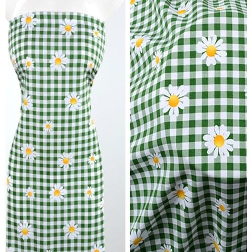 100x140cm Classic Black White Square Check Rayon Fabric Viscose Soft Smooth Fabric For Shirt Baby Cloth Dress pajamas