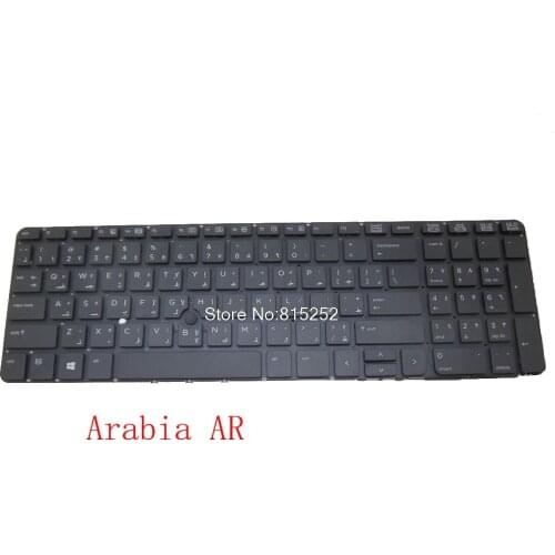 Laptop Keyboard For HP PROBOOK 650 650 G1 655 G1 738697-171 SG-61310-X1A With Pointing Stick Without Frame Black Arabia AR