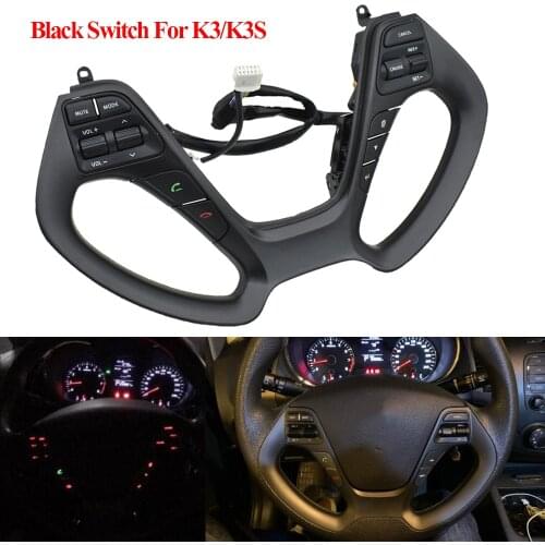 New Steering wheel Switch buttons for Kia K3 K3S buttons Navigation Player Cruise Control steering wheel switch car accessories