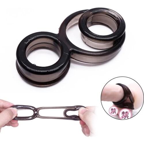 Penis Rings Elastic Scrotal Binding Male Silicone Delay Ejaculation Cock Ring Sex Toys for Men High Elasticity Adult Products