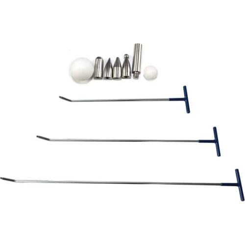 3 pcs car dent repair king hook with 7 pcs adjustable tips for car dent repair autobody dent removal hail dent removal