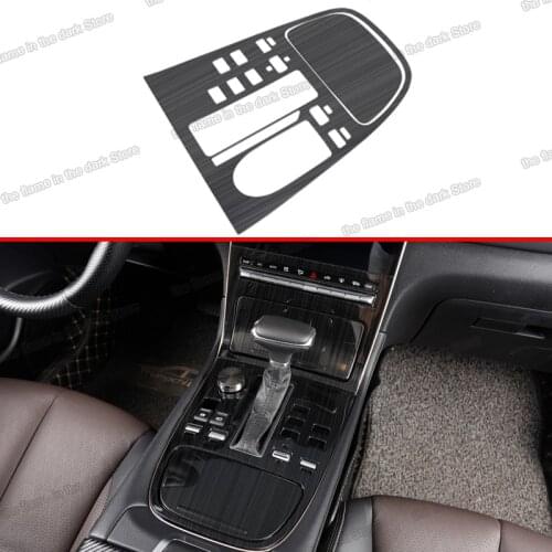 Lsrtw2017 for Trumpchi Gs5 Car Central Control Gear Panel Trims Interior Accessories Mouldings 2019 2020 Stainless Steel gac