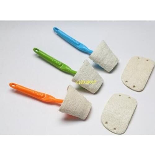 Long handle non-greasy kitchen loofah cleaner brush