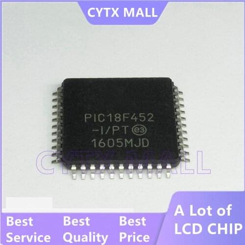 2PCS/LOT PIC18F452 PIC18F452-I/PT QFP44