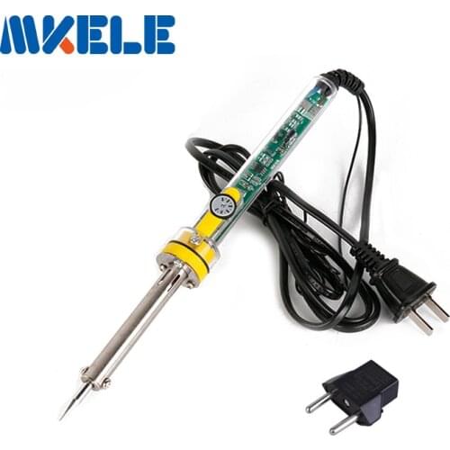 ESI-S60 60W Internal Heating Adjustable Temperature solder Welding Electric Soldering Iron Tool Equipped with conversion plug