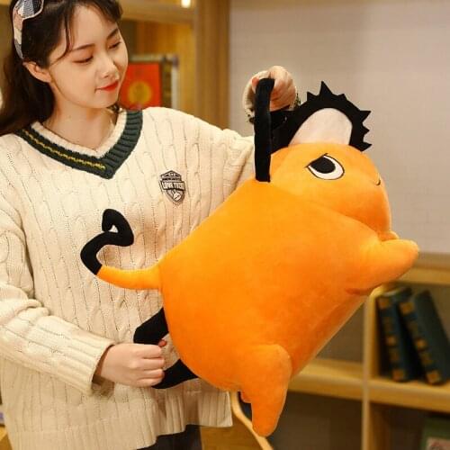 Plushies Chainsaw Man Plush Toys Cute Japan Amine Stuffed Animal Cartoon Pochita Pillow Collection Cosplay Kids Birthday Gift