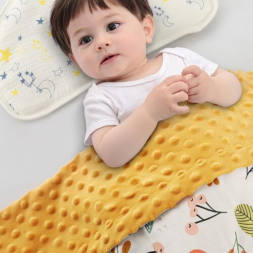 Cotton Baby Blankets Soft Newborn Baby Blanket Bebe Swaddles Bed Sheet Bedding Set Infant Quilt Swaddling Wrap Stroller Cover