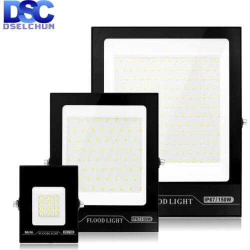 Led Flood Light 10W 20W 30W 50W 100W 150W Reflector Led IP67 Waterproof Floodlight Outdoor Spotlight Lighting Street Garden Lamp