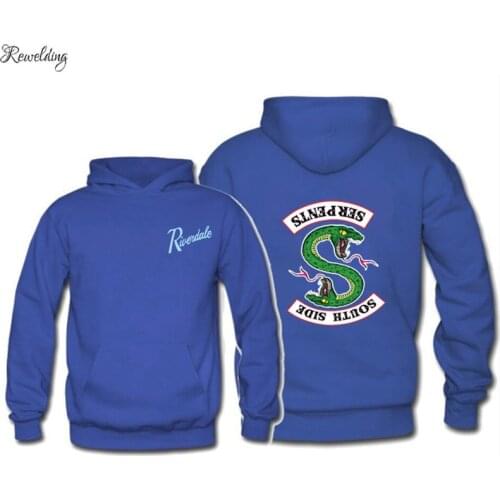 TV Riverdale Printed Hoodies Men Women Fleece Long Sleeve Hip Hop Sweatshirt Pullover Cool Fashion Streetwear Skateboard Hoody