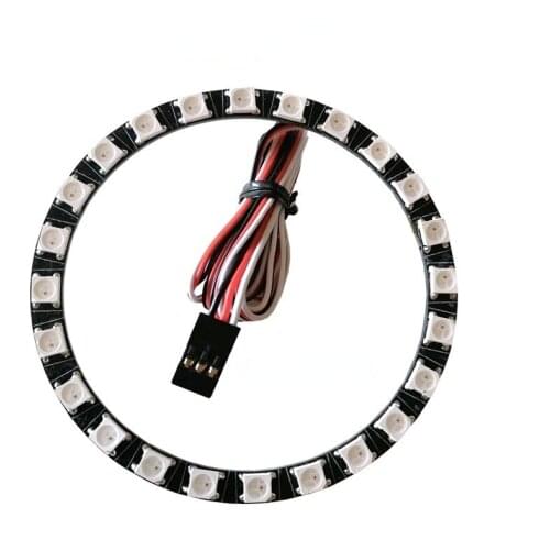 70mm Tricolor 24 High Brightness 2812 Lamp Beads Taillight with 800mm Cable for RC Airplane FIxed-wing Ducted Aircraft