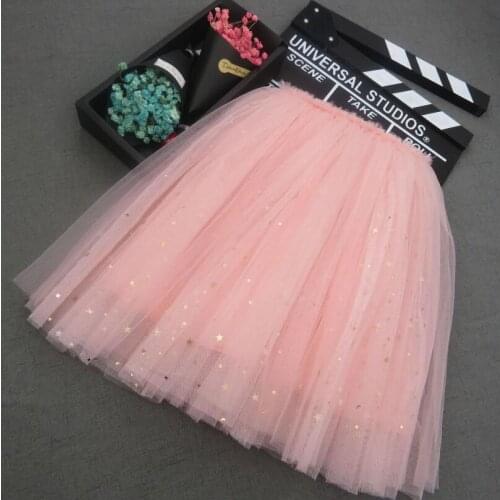 2019 Baby Toddler Teen Girl Skirts Tutus Pentagram Girls Tutu Skirts Puff Princess Dance Skirt Kids Costume Childrens Clothing