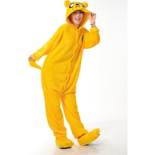 Jake Dog Cosplay Costumes Women Mens Jumpsuit Pajamas Halloween Party Cosplay camouflage Costumes For Adults
