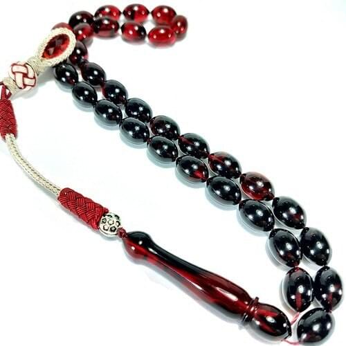 Zikir Tesbih Ateş Kehribar Tesbih El Örmesi Trabzon Kazaz Püskül