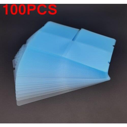 100PCS Portable Face Masks Organizer Mask Storage Clips Mask Storage Holder Box Dustproof Waterproof Organizer