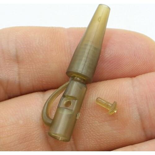 20PCS Carp Terminal Anti Tangle Sleeves Connect with Fishing Hooks Carp Fishing Tackle Boxes Pesca Iscas Tools